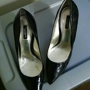 Dolce & Gabbana black leather shoes